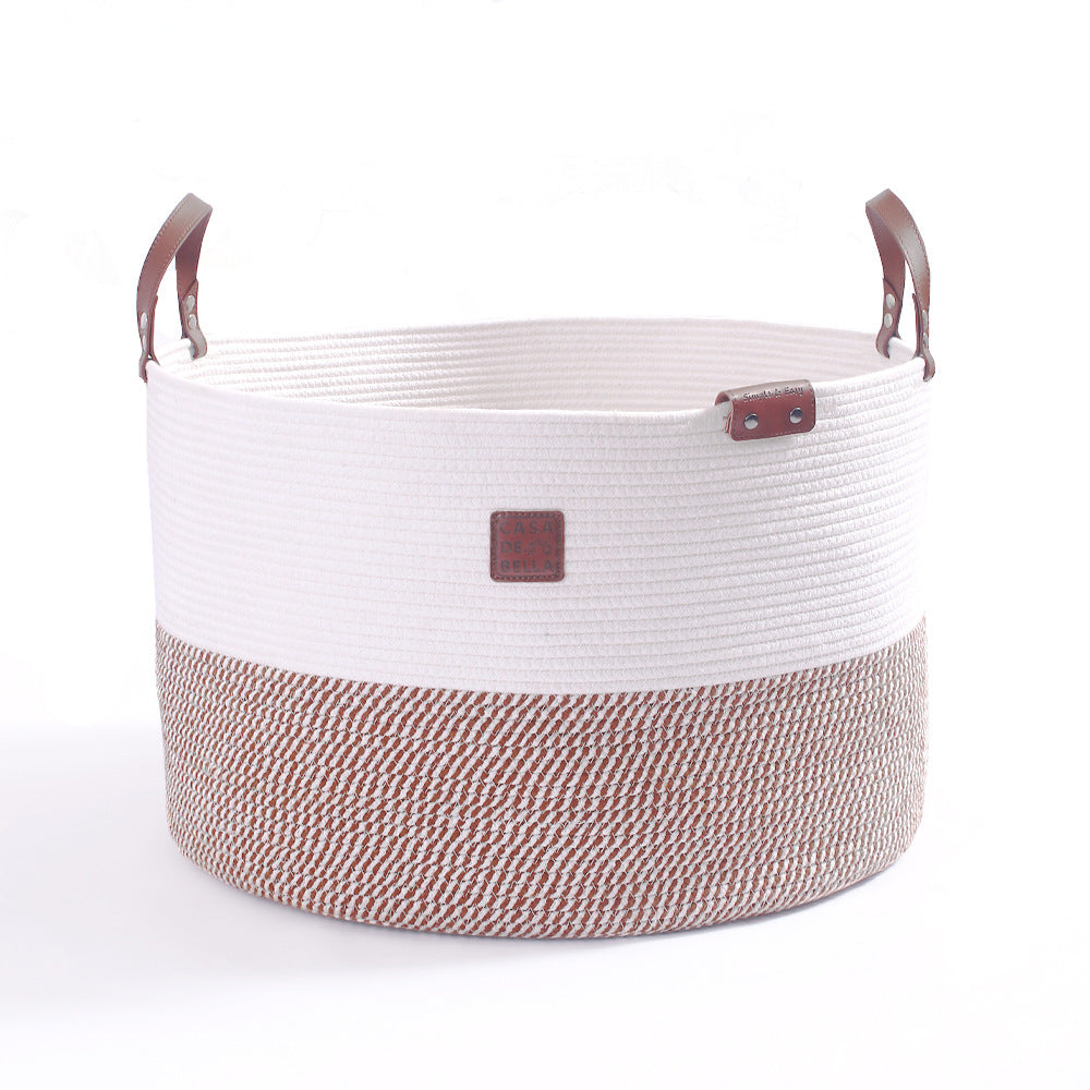 Home Cotton Rope Storage Basket