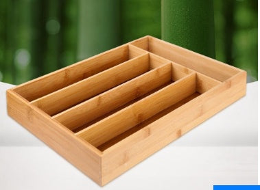 Bamboo Tableware Storage Box