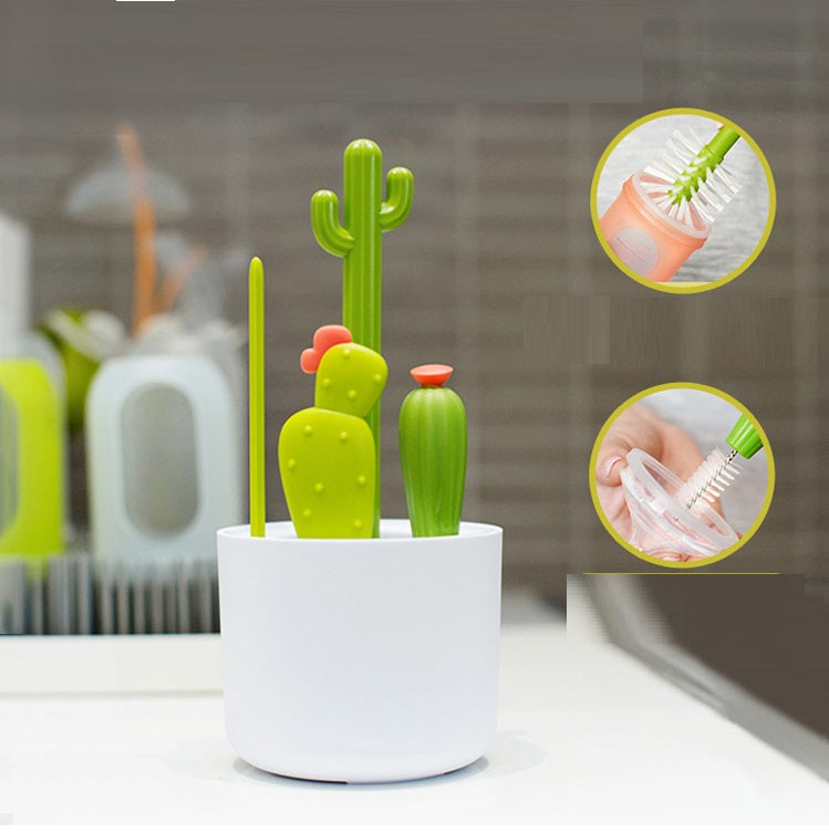 Cactus Bottle Brush Set