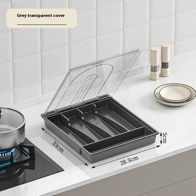 Storage Box Dustproof With Cover Kitchen Gadgets