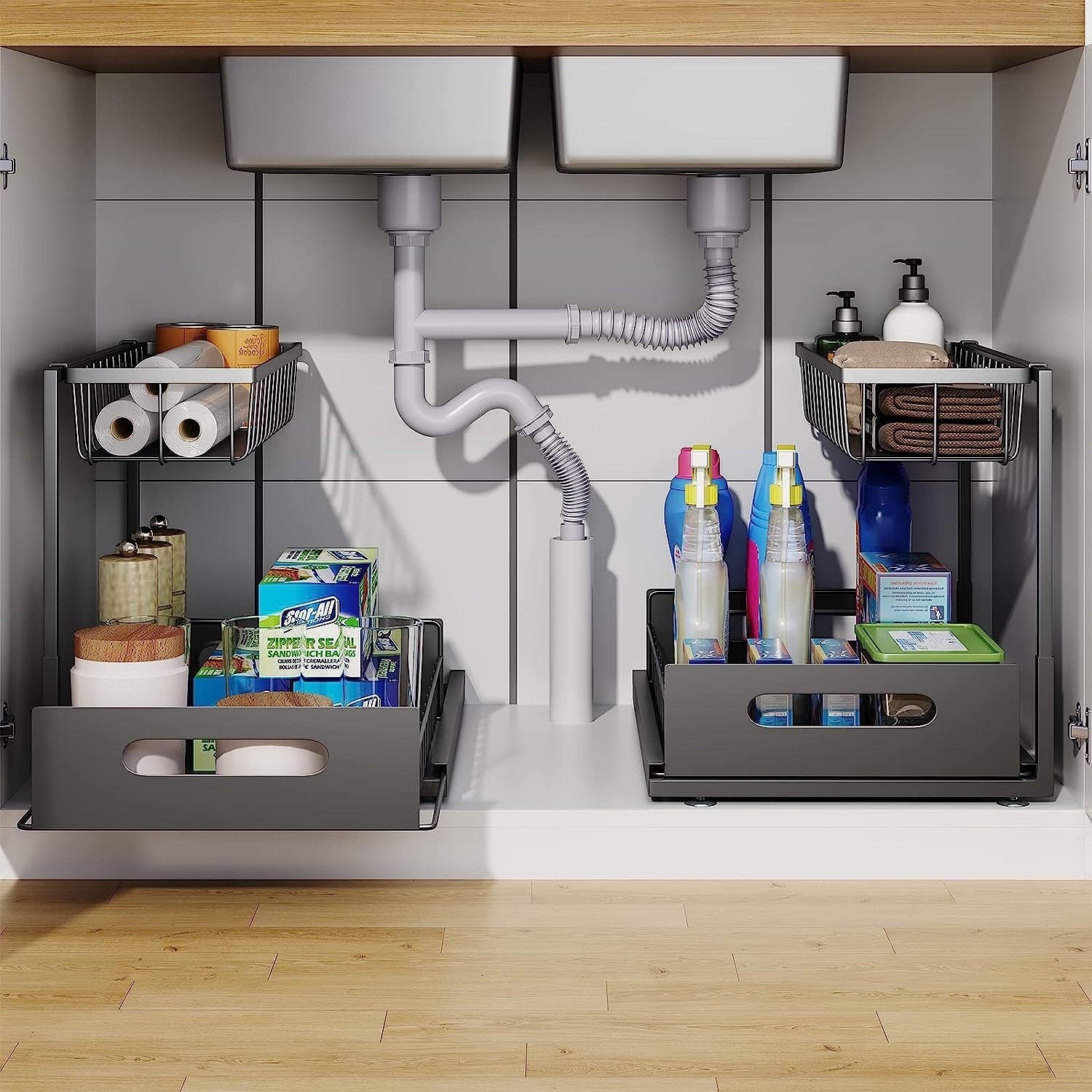 Bathroom Sink Storage Rack