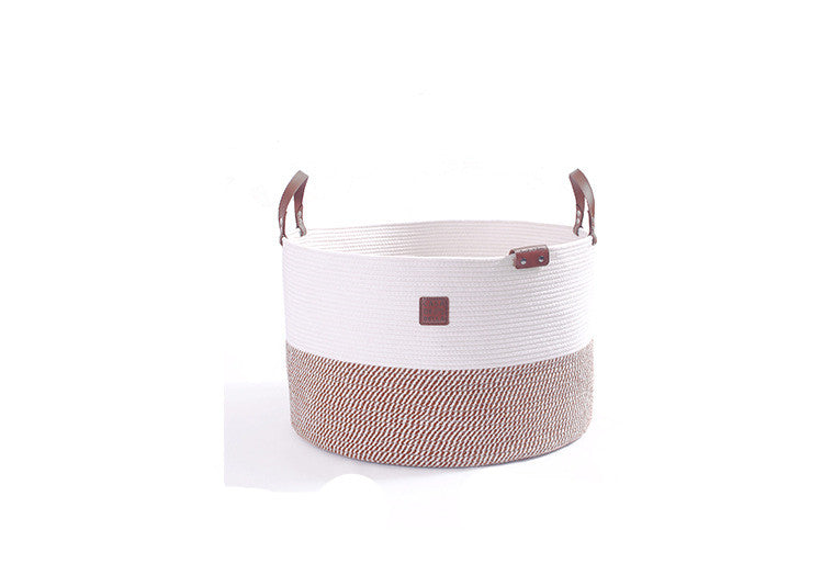 Home Cotton Rope Storage Basket