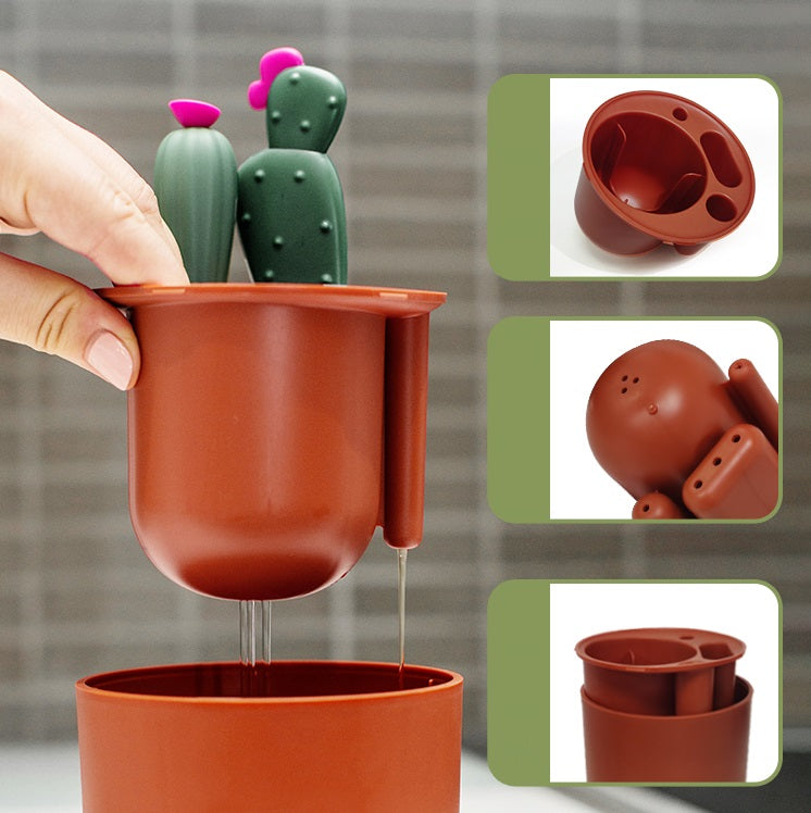Cactus Bottle Brush Set